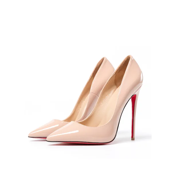 Classy Red Evening Party Pumps 2019 Patent Leather 12 cm Stiletto Heels Pointed Toe Pumps