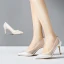Charming Ivory Evening Party Pumps 2019 Leather Satin Lace Rhinestone 8 cm Stiletto Heels Pointed Toe Pumps