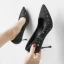 Stylowe / Modne Srebrny Buty Ślubne 2019 Rhinestone 8 cm Szpilki Szpiczaste Ślub Czółenka