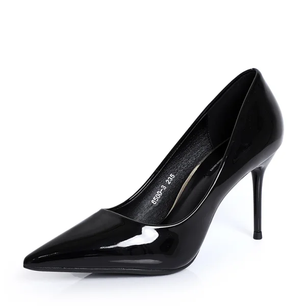Chic / Beautiful White OL Pumps 2019 9 cm Stiletto Heels Pointed Toe Pumps