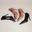 Enkel Brun Kontor Pumps 2019 Lær 8 cm Stiletthæler Spisse Pumps