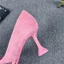 Moderne / Mode Rose Bonbon Soirée Escarpins 2019 Cuir Daim 8 cm Talons Aiguilles À Bout Pointu Escarpins