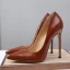 Edles Burgunderrot Abend Pumps 2019 Lackleder 12 cm Stilettos Spitzschuh Pumps