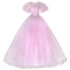 Elegant Candy Pink Prom Dresses 2021 Scoop Neck Pearl Rhinestone Lace Flower Short Sleeve Backless Floor-Length / Long Formal Dresses
