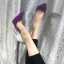 Mote Elfenben Purple Aften Pumps 2019 Patent Lær 12 cm Stiletthæler Spisse Pumps