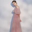 Chic / Beautiful Casual Pearl Pink Evening Dresses  2018 A-Line / Princess Spaghetti Straps Backless Short Sleeve Floor-Length / Long Formal Dresses