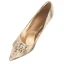 Glitter Zilveren Huwelijk Bruidsmeisjes Pumps 2019 Rhinestone Pailletten 8 cm Naaldhakken / Stiletto Spitse Neus Bruidsschoenen