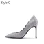 Charming Silver Evening Party Pumps 2020 Sequins 10 cm Stiletto Heels Pointed Toe Pumps