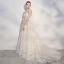 Elegant Champagne Brudekjoler 2018 Prinsesse Blonder Appliques Kjæreste Ryggløse Uten Ermer Domstol Tog Bryllup