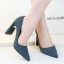 Chic / Beautiful Black Casual Pumps 2019 Suede 10 cm Stiletto Heels Pointed Toe Pumps