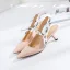 Simple Noire Désinvolte Tresser Sandales Femme 2020 Noeud 5 cm Talons Aiguilles À Bout Pointu Sandales
