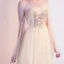 Charmant Champagne Robe De Soirée 2020 Princesse Bretelles Spaghetti Perlage Paillettes Sans Manches Dos Nu Longue Robe De Ceremonie