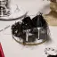 Charmant Schwarz Abend Damenschuhe 2020 Feder Perlenstickerei Strass Pailletten Perle 9 cm Stilettos Spitzschuh Hochhackige