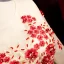 Chic / Belle Bordeaux Robe De Soirée 2020 Princesse Encolure Dégagée Perlage Perle En Dentelle Fleur 1/2 Manches Longue Robe De Ceremonie