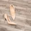 Modest / Simple Grey Office Pumps 2020 Suede 10 cm Stiletto Heels Pointed Toe Pumps
