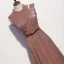 Sparkly Rose Gold Evening Dresses  2020 A-Line / Princess Scoop Neck Sash Sequins Sleeveless Floor-Length / Long Formal Dresses