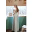 Elegant Sky Blue Satin Homecoming Graduation Dresses Prom Dresses 2021 A-Line / Princess Square Neckline Glitter Sequins Embroidered Short Sleeve Backless Floor-Length / Long