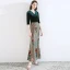 Classic Dark Green Evening Dresses  2020 Trumpet / Mermaid Suede V-Neck Sequins 1/2 Sleeves Ankle Length Formal Dresses
