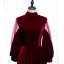 Élégant Bordeaux Robe De Soirée 2020 Princesse Daim Col Haut Manches Longues Dos Nu Noeud Train De Balayage Robe De Ceremonie