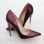 Fine Burgunder Aften Pumps 2020 12 cm Stiletthæler Spisse Pumps