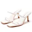 Sexy White Street Wear Womens Sandals High Heels 2021 7 cm Stiletto Heels Open / Peep Toe Sandals