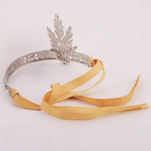 Classique Argenté Accessoire Cheveux 2017 Accessoire Cheveux Mariage Faux Diamant Perle Métal Tiare Accessorize Bijoux Mariage