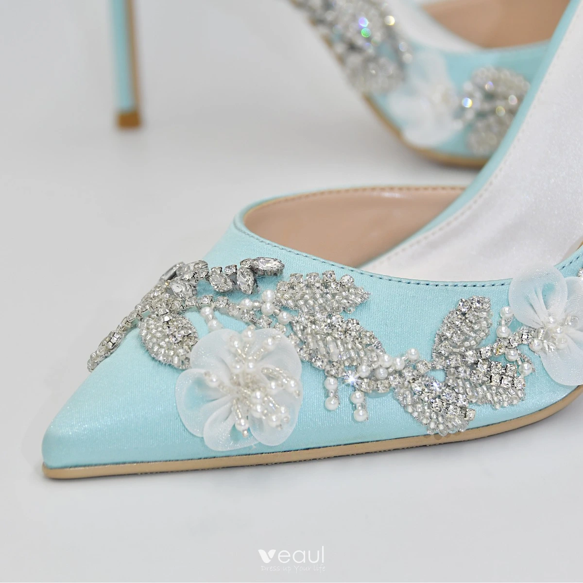 mint wedding shoes