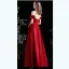 Elegant Burgundy Satin Prom Dresses 2021 A-Line / Princess Scoop Neck Ruffle Short Sleeve Backless Floor-Length / Long Formal Dresses