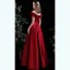 Chic / Beautiful Burgundy Satin Prom Dresses 2021 A-Line / Princess Ruffle Off-The-Shoulder Short Sleeve Backless Floor-Length / Long Formal Dresses