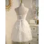 Sexy Champagne Pearl Cascading Ruffles Birthday Party Dresses 2022 A-Line / Princess Spaghetti Straps Sleeveless Backless Floor-Length / Long Formal Dresses