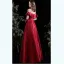 Modest / Simple Burgundy Satin Prom Dresses 2021 A-Line / Princess Off-The-Shoulder Short Sleeve Backless Floor-Length / Long Formal Dresses