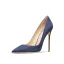 Modest / Simple Dark Green Office OL Suede Pumps 2021 Leather 10 cm Stiletto Heels Pointed Toe Pumps High Heels