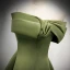 Modest / Simple Clover Green Satin Prom Dresses 2021 A-Line / Princess Off-The-Shoulder Short Sleeve Backless Sweep Train Prom Formal Dresses