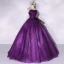 Elegante Violett Ballkleider 2022 Bandeau Ärmellos Rückenfreies Schleife Lange Festliche Kleider