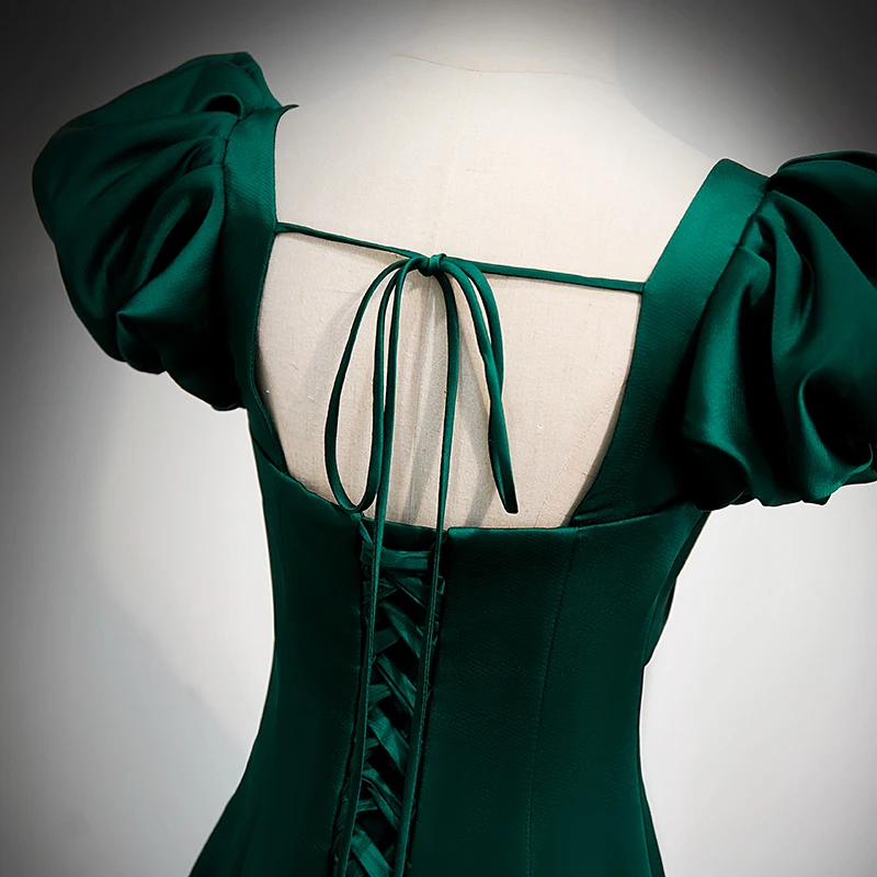 green emerald velvet dress Off Shoulder Emerald Green Short Prom Dresses Girls Homecoming Graduat –  Siaoryne main image 0