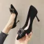 Schöne Schwarz Strass Wildleder Ball Pumps 2022 8 cm Stilettos Spitzschuh Pumps Hochhackige