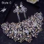 Amazing / Unique Silver Rhinestone Flower Alloy Bridal Hair Accessories 2022 Wedding Accessories Headpieces Hair Hoop