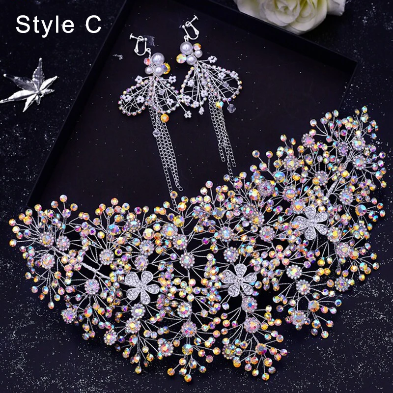 Edary Brautschmuck Haarkamm – Silber, Mit Strass & Blüten, Handgefertigt, Für Hochzeit & Festliche Anlässe