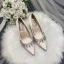 Charming Ivory Satin Rhinestone Wedding Shoes 2022 9 cm Stiletto Heels Pointed Toe Wedding Pumps High Heels