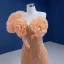 Charmant Luxus / Herrlich Champagner Fallende Rüsche Brautkleider / Hochzeitskleider 2021 Meerjungfrau One-Shoulder Perlenstickerei Perle Pailletten Ärmellos Rückenfreies Sweep / Pinsel Zug Hochzeit