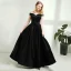 Chic / Beautiful Blushing Pink Prom Dresses 2018 A-Line / Princess Off-The-Shoulder Backless Short Sleeve Floor-Length / Long Formal Dresses
