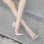 Sexy Candy Pink Rave Club Womens Sandals 2020 15 cm Stiletto Heels Pointed Toe Heels