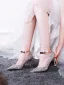 Scintillantes Or Rose Paillettes Chaussure De Mariée 2020 8 cm Talons Aiguilles À Bout Pointu Mariage Escarpins