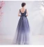 Charmant Bleu Marine Robe De Soirée 2020 Princesse V-Cou Glitter Perlage Paillettes En Dentelle Fleur Sans Manches Dos Nu Longue Robe De Ceremonie