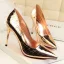 Chic / Belle Bronze Club de carnaval Escarpins 2020 Cuir Verni 9 cm Talons Aiguilles À Bout Pointu Escarpins
