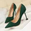 Chic / Belle Noire Désinvolte Daim Escarpins 2020 9 cm Talons Aiguilles À Bout Pointu Escarpins