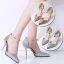 Affordable Black Evening Party Womens Shoes 2020 Sequins 8 cm Stiletto Heels Pointed Toe High Heels