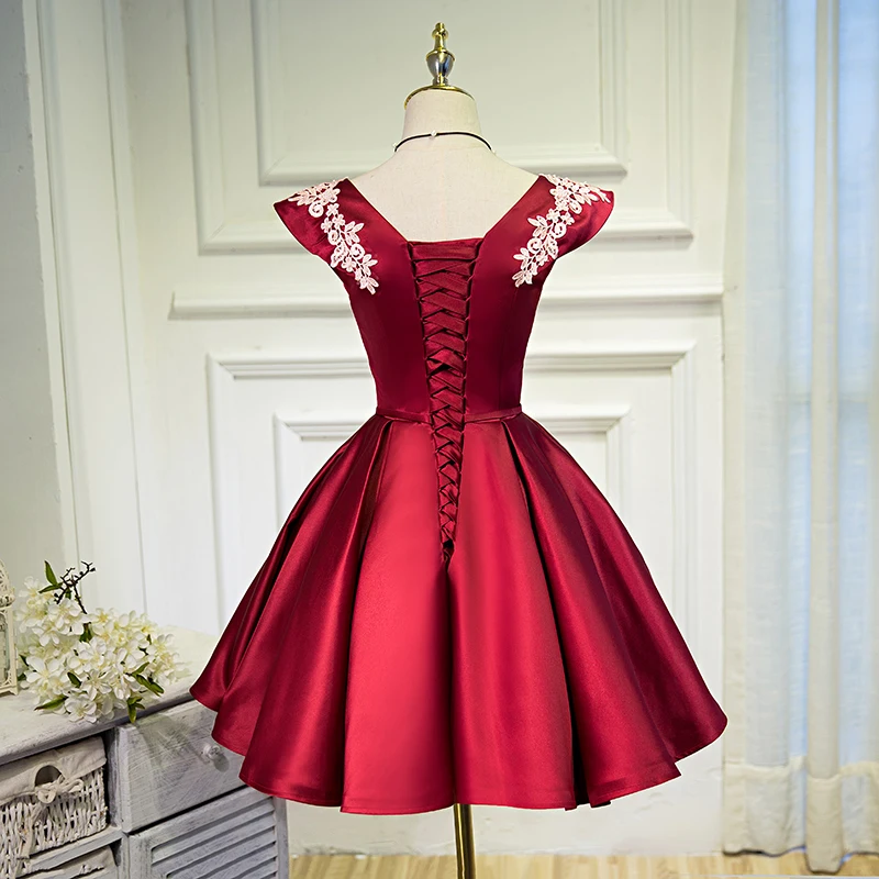 green emerald velvet dress Burgundy main image 1