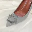 Sparkly Silver Evening Party Pumps 2020 Rhinestone Sequins 7 cm Stiletto Heels Pointed Toe Pumps