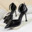 Abordable Argenté Soirée Chaussures Femmes 2020 Bride Cheville 9 cm Talons Aiguilles À Bout Pointu Talons Hauts